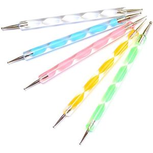 Cosmetics Zone Nail Art decoratie dotting pen set Roze