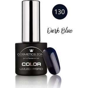 Cosmetics Zone Hypoallergene UV/LED Hybrid Gellak 7ml. Dark Blue 130