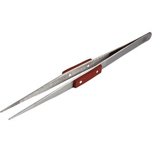 HBM 205 mm. Rechte Pincet met hittebestendige handvatten
