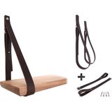 NOOBLU SHELV plankdragers + extenders - Chocolate brown