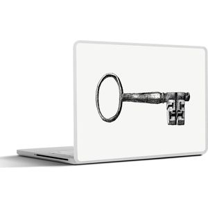 Laptop sticker - 10.1 inch - Retro - Sleutel - Vintage - 25x18cm - Laptopstickers - Laptop skin - Cover