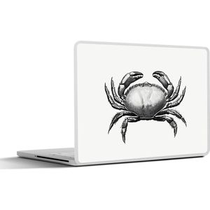 Laptop sticker - 11.6 inch - Vintage - Krab - Dieren - 30x21cm - Laptopstickers - Laptop skin - Cover