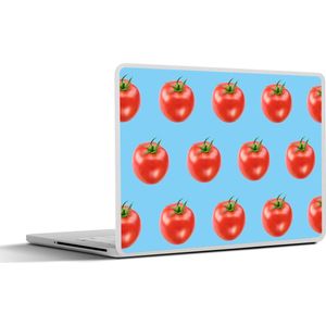 Laptop sticker - 11.6 inch - Tomaten - Groenten - Blauw - 30x21cm - Laptopstickers - Laptop skin - Cover