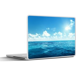 Laptop sticker - 12.3 inch - Zee - Lucht - Zon - 30x22cm - Laptopstickers - Laptop skin - Cover