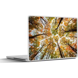 Laptop sticker - 12.3 inch - Bos - Bomen - Herfst - 30x22cm - Laptopstickers - Laptop skin - Cover