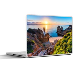 Laptop sticker - 11.6 inch - Strand - Zee - Portugal - 30x21cm - Laptopstickers - Laptop skin - Cover