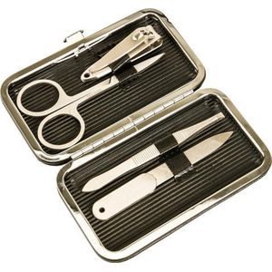 Luxe Manicure Set voor op Reis Inclusief Reis Etui - 5-Delig