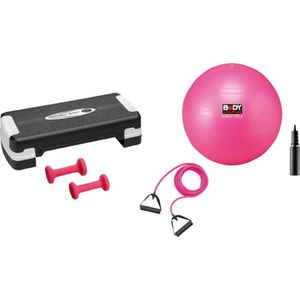 Aerobic Body Sculpture Gym Set Bb-5510 Step + Gym Ball + Dumbbell + Body Trimmer