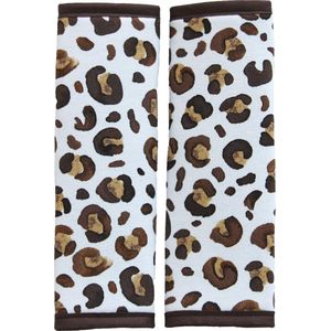 Gordelbeschermer Kind - Set 2 stuks - Panter Bruin