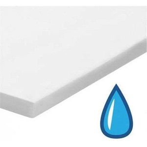 Waterdicht Molton Topper 200 x 220s-sHoekhoogte 17 cm