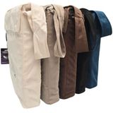 Hoeslaken - Wit - Katoen - 1-persoons