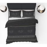 Refined Bedding - Royal Suite - Dekbedovertrek - Zwart - Katoen/Polyester