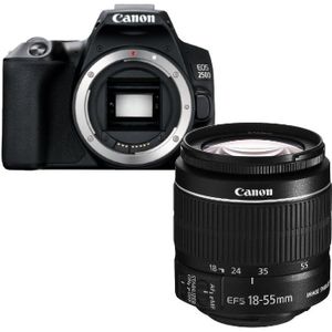 Canon EOS 250D zwart + 18-55mm iS II
