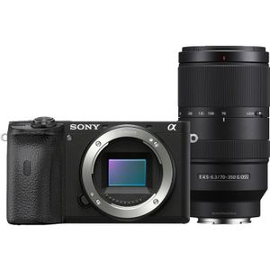 Sony A6600 body zwart + 70-350mm F/4.5-6.3 G OSS