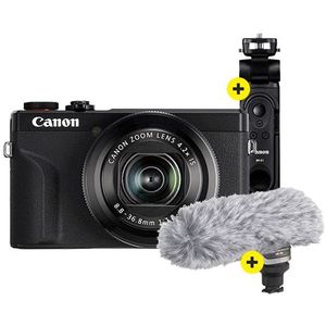 Canon PowerShot G7X Mark III Social Media Kit Zwart