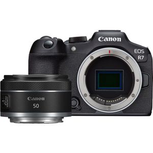 Canon - EOS R7 - Systeemcamera - Zwart - APS-C - 32,5 Megapixel