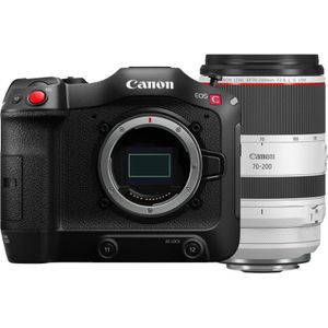 Canon - EOS C70 - Videocamera - Zwart - Koolstofvezel en Polycarbonaat