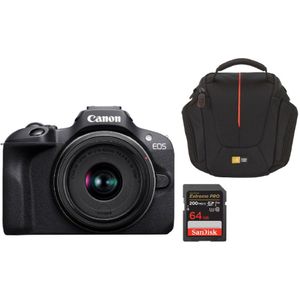 Canon - EOS R100 - Systeemcamera - Zwart - 24.1 MP - Inclusief Lens