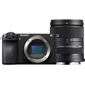 Sony - A6700 - Systeemcamera - Zwart - Inclusief Sigma 18-50mm F/2.8 DC DN
