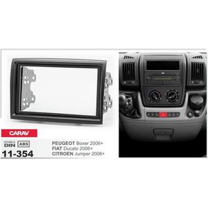2-DIN CITROEN Jumper 2006+ / PEUGEOT Boxer 2006+ / FIAT Ducato 2006+ afdeklijst / installatiekit Audiovolt 11-354