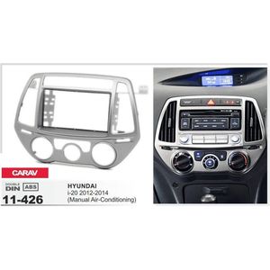 2-DIN HYUNDAI i-20 2012-2014 (Manual Air-Conditioning) inbouwpaneel Audiovolt 11-426