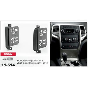 2-DIN JEEP Grand Cherokee 2011-2013 / DODGE Durango 2011-2013 afdeklijst / installatiekit Audiovolt 11-514