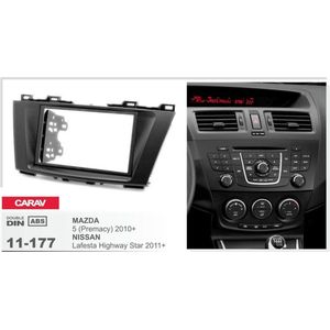 2-DIN NISSAN Lafesta Highway Star 2011+ / MAZDA 5 (Premacy) 2010+ afdeklijst / installatiekit Audiovolt 11-177