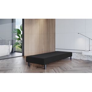 Boxspring Los Onderstel Fleur - 80x200 cm - Stof Zwart