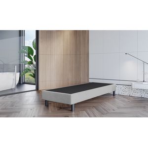 Boxspring Los Onderstel Fleur - 80x200 cm - Stof Grijs