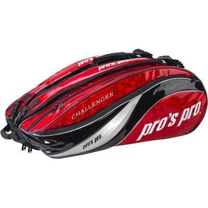 Pro's Pro 12-Racketbag Challenger rood L107 tennistas