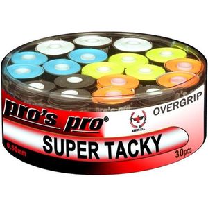 Pro's Pro Super Tacky overgrip multicolor 30 stuks