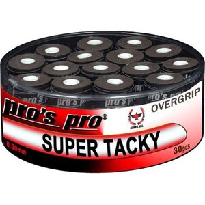 Pro's Pro Super Tacky overgrip zwart 30 stuks