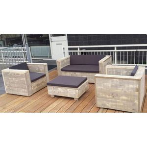 Loungeset Steigerhout Two