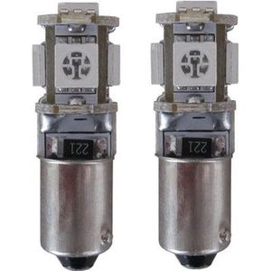 5 SMD CANBUS LED BAX9s oranje
