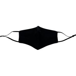 YOSMO - Zijden Mondkapje - kleur zwart - 100% moerbei zijde - niet medisch - herbruikbaar