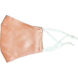 YOSMO - Zijden Mondkapje - kleur oud roze - 100% moerbei zijde - niet medisch - herbruikbaar