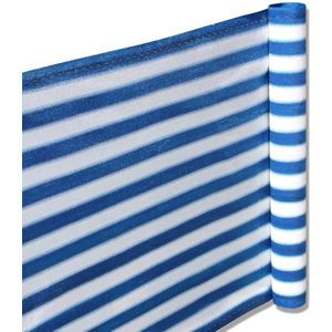 Hanse® Duurzaam Balkonscherm - Kleur Blauw/Wit- Balkondoek -  500x90cm