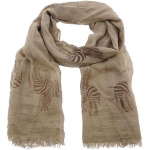 Sjaal 70*180 cm Khaki | MLSJ0003 | Clayre & Eef