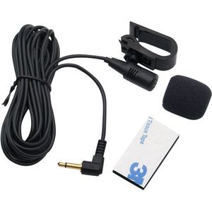 Microfoon voor autoradio Carkit Usb DVD Clip On laptop Presentatie Aux Auto Radio