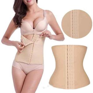 Waist Trainer met Stalen Baleinen beige XXL