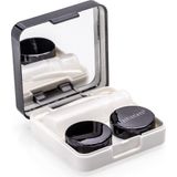 Lenzendoosje Partylens® - Black - lenshouder inclusief spiegeltje - 5 delig