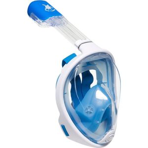Sea Turtle Full Face Mask - Snorkelmasker - Volwassenen - Wit/Blauw - L/XL