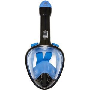 Sea Turtle Full Face Mask Flex Deluxe - Snorkelmasker - Volwassenen - Zwart/Blauw - S/M