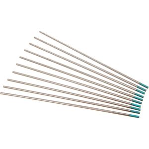 1,6 x 175 mm Wolfram Elektrode Groen verpakt per 10 Stuks
