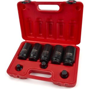 8 Delige Aandrijfas Doppenset, Montageset Met 1/2"" Opname