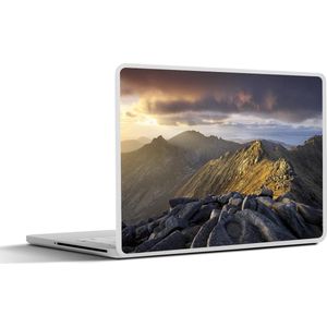 Laptop sticker - 10.1 inch - Uitzicht over Arran - 25x18cm - Laptopstickers - Laptop skin - Cover