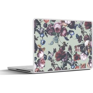 Laptop sticker - 14 inch - Bloemen - Lente - Rozen - 32x5x23x5cm - Laptopstickers - Laptop skin - Cover
