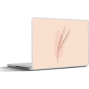 Laptop sticker - 10.1 inch - Abstracte illustratie van dunne takken - 25x18cm - Laptopstickers - Laptop skin - Cover