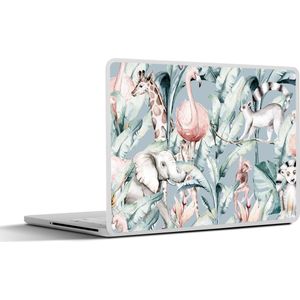 Laptop sticker - 10.1 inch - Aquarelverf - Dieren - Jungle - Kleuren