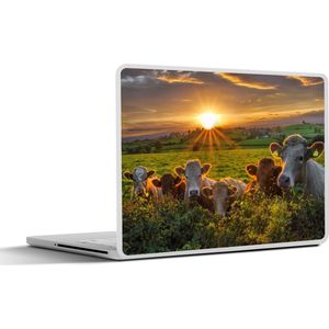 Laptop sticker - 17.3 inch - Koeien in Ierland - 40x30cm - Laptopstickers - Laptop skin - Cover